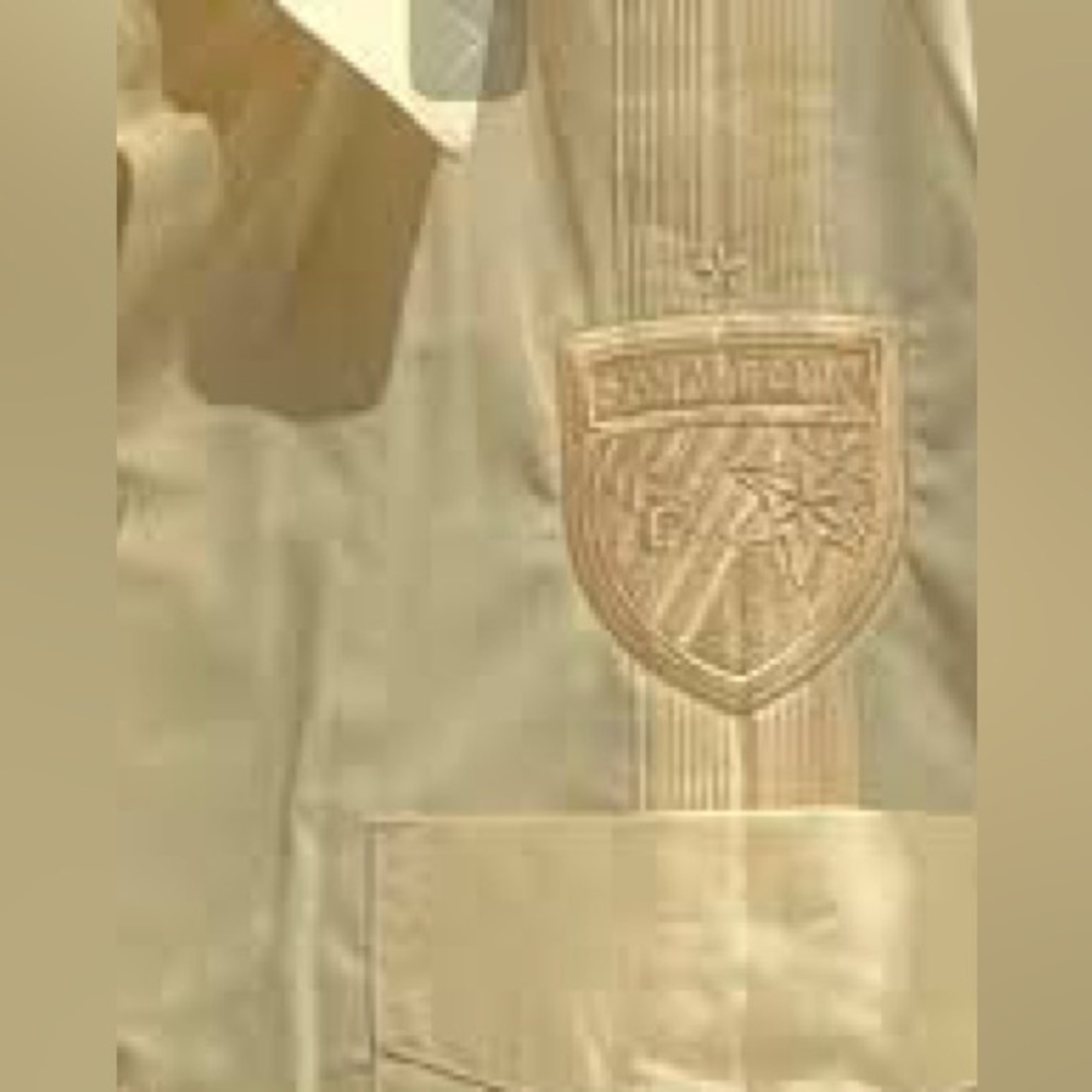 Official SAFC -San Antonio Football Club (soccer) guayabera.